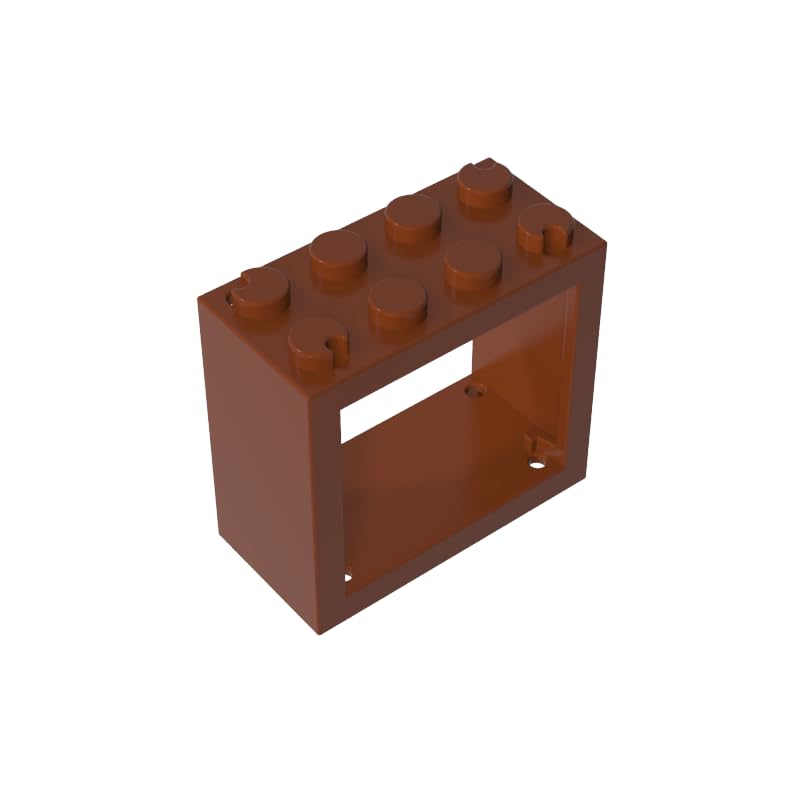 XYEIUGO GDS-90316 60598 Window Frame 2x4x3, Reddish Brown, 10 PCS