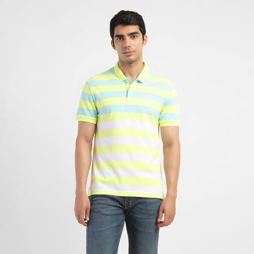 Image of Levi's Men's Cotton Regular Fit Stripes T-Shirt