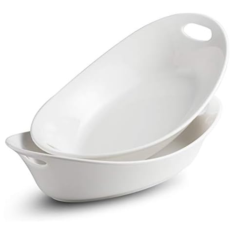 YHOSSEUN Large Serving Bowl Set with Handles Cover