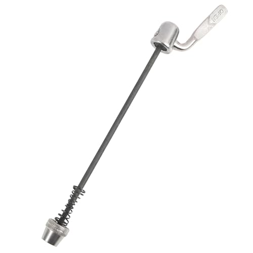 Steel Trainer Quick Release Skewer for Rear Wheel, Trainer Skewer Compatible with Turbo, Universal Bike Quick Release for Road MTB Hybrid Bikes, Indoor Riding All Rear Cycle Wheels with Hollow Axle