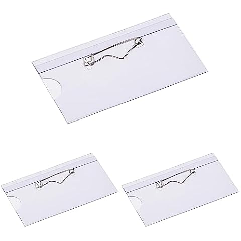 EUROPEL Porte-badges en plastique fermeture épingle Cover