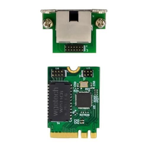 Tarjeta de red de control industrial M.2 A+E 2.5G para actualizar servidores compactos 2