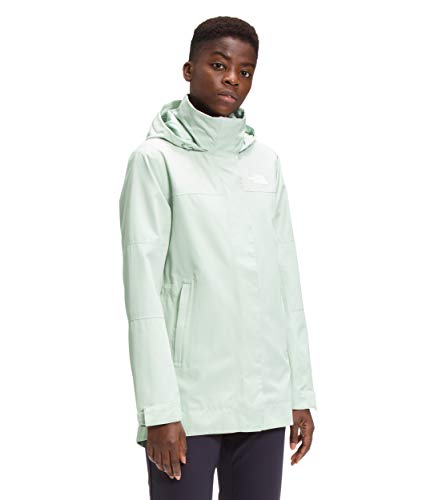 THE NORTH FACE Women's Westoak City Trench, Green Mist, S 