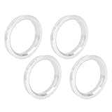 uxcell ハブリング 67.1mm/54.1mm ホイールハブリング ハブセントリックリング ハブ中心リング 高速走行 ホイールのセンター スペーサーにハブ ホイールスペーサー リングスペーサー ホイールリング 汎用 アルミ製 4個