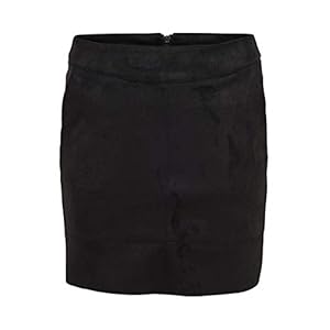 ONLY Vrouwelijke rok kunstleer