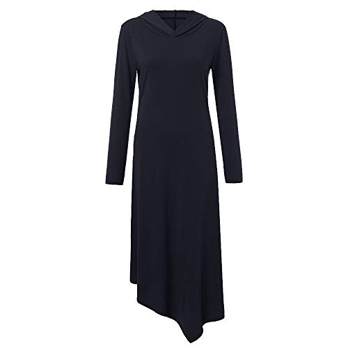 Preisvergleich Produktbild Damen Kleider SUNNSEAN Frauen Retro Abendkleider Ärmellos Elegant Cocktailkleid Beiläufig Sexy Long Sleeve Hollow Zurück Kapuze Mittelalterkleid