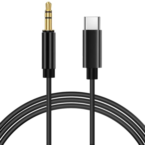 Image of 3.5mm Audio Jack to USB Type C Audio Cable HiFi Stereo AUX Cord Compatible with USB C Smartphones Tablets Laptops Car Speaker Headphones DAC Audio Cable Fast Stable Sound Type C to 3.5mm Audio