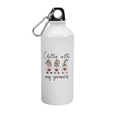 LETTERS - Printed Aluminium Sipper Water Bottle Valentine Day Theme - Gift for Loved Ones, Gift for