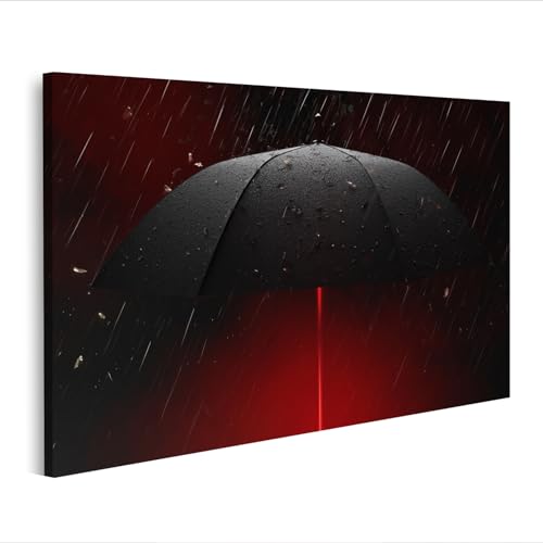 Toile salon design islandburner Parapluie dramatique pour sublimer un mur vide
