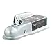 CURT 25135 Straight-Tongue Trailer Coupler for 2-1/2-Inch Channel Accepts 2-Inch Hitch Ball, 3,500 lbs