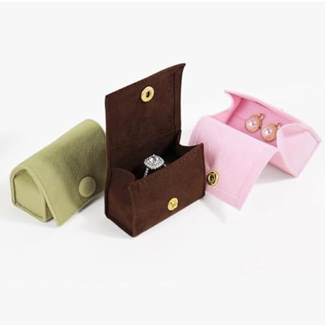 Travel Friendly Jewelry Storage Box Accessory Case for Rings Earrings Necklaces