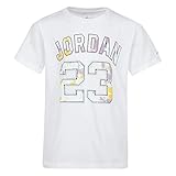Jordan Boy's 23 Ice Dye (Big Kids) White MD (10-12 Big Kid)