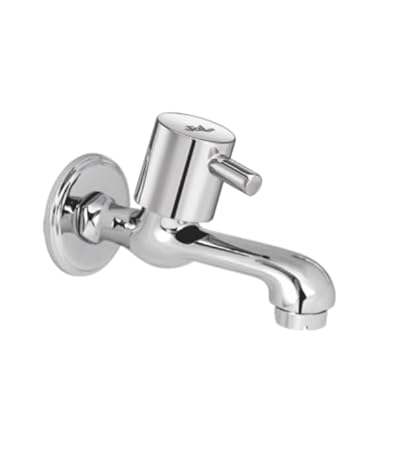 JAL Warna Bib Tap ?Long Body with Foam Flow Without Flange 15mm Faucet | Stainless Steel | for Bathroom & Kitchen | Anti Rust | Chrome 3536