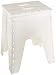 B&R Plastics 152-6WH Folding Neat Seat - 15", White