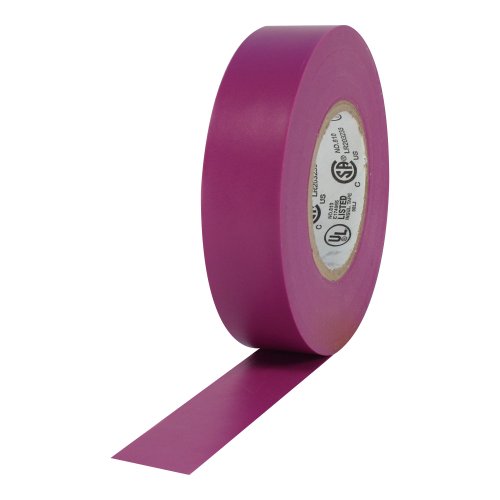 Ruban adhésif électricien vinyle violet 600V Pro Plus isolant pour fils électriques 66 pieds