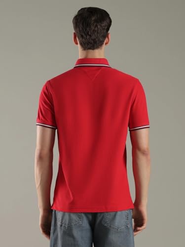 Image of Tommy Hilfiger Men Polo Cotton Regular Fit Shirt