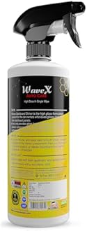Wavex Dashboard Shiner (1L) Car Dashboard Polish | Car Polish Spray for Interior Plastic, Leather, Vinyl & Rubber | Dashboard Polish for High Shine & Protection | Includes Cloth & Foam Applicator