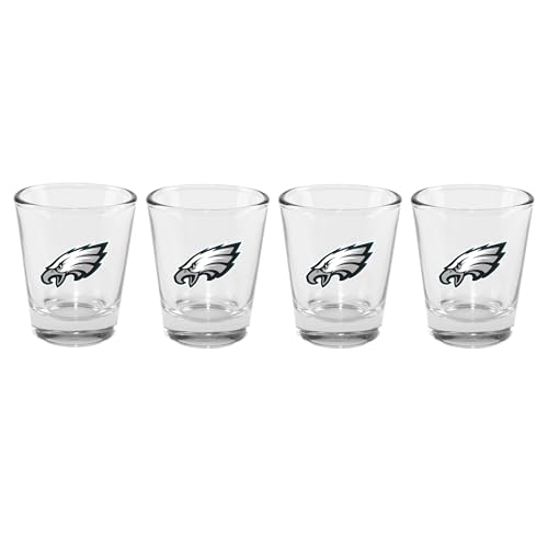 The Memory Company Philadelphia Eagles 4-Pack 2Oz. Shot Glass Set cover