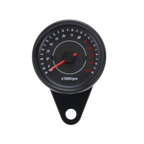 Tachymètre de moto rétro-éclairé 13000 TR/Min haute précision