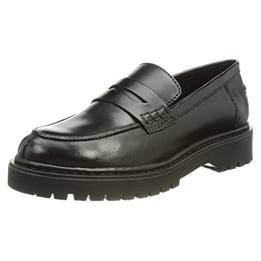 Geox D Bleyze B, Mocassini Donna, Nero (Black Leather), 41 EU