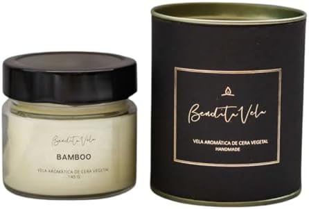 Vela aromática Bamboo 145 g - Bendita Vela