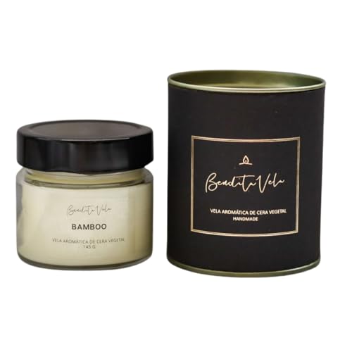 Vela aromática Bamboo 145 g - Bendita Vela