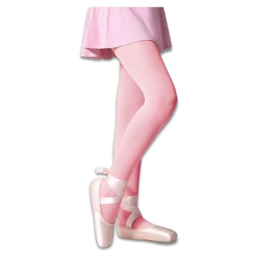 Meias Selene, Meia Calça Infantil Menina Fio 40 Ballet Jazz Selene 9580 Cor:Rosa;Tamanho:M