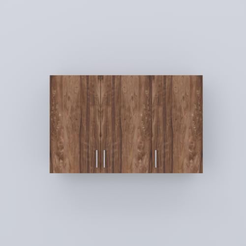Image of SPECIALITY PANELS Door Multipurpose Storage Cabinet & Adjustable Shelf | Space Organizer | Termites Resistance | Wall Mounted for Office, Kitchen Finish (Cochwood Brown, Door 3)