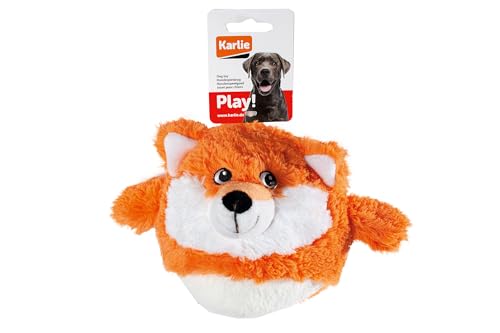 Karlie Moppelchen Fuchs Fossy, Hundespielzeug, Plüsch, Orange, 22x14x14 cm