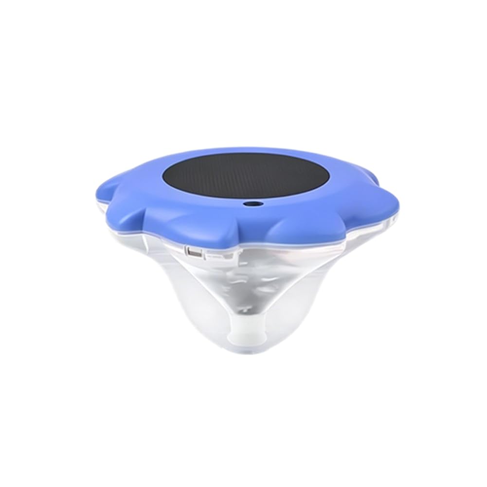 CTRLZS Solar Lamp Automatic Color Change LED Floating Pool Light Outdoor Waterproof for Swimming Pools with Solar Power B