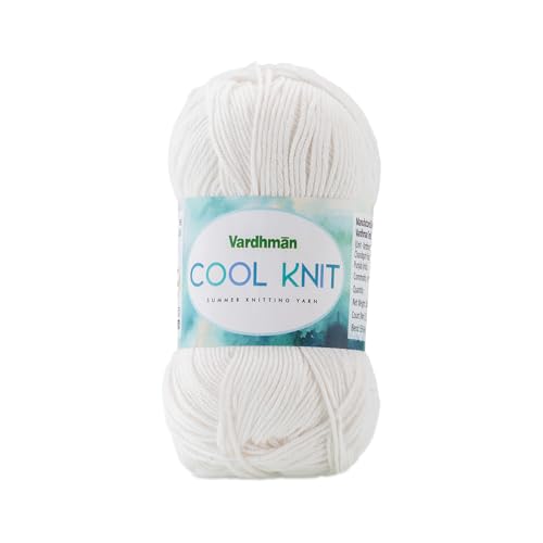Image of Vardhman Cool Knit All Season Lightweight Poly Viscose Yarn | Pack-1