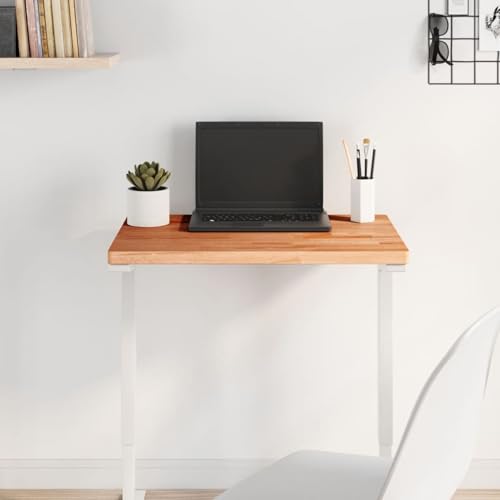 Plateau de table rectangulaire en hêtre massif, robuste pour bureau d'appoint