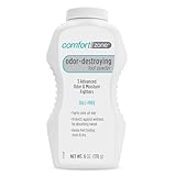 Comfort Zone Odor Destroying Foot Powder with Corn Starch, Heavy-Duty Odor & Moisture Protection