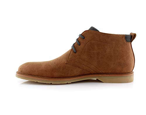 Image of Ferro Aldo Men's Chukka Boots | Classic Dress, Casual & Sneaker Styles | Lace-Up Ankle Boot for Work & Everyday Wear