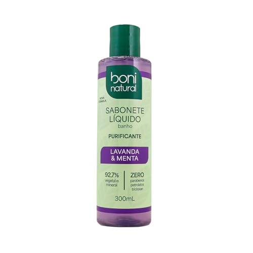 Sabonete Líquido de Lavanda e Menta, Vegano e Natural, Altamente ...