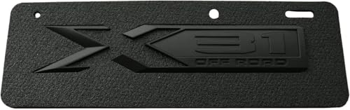 Image of Pair Set Sierra 1500 X31 Off Road Emblems 3D Rear Bodyside Truck Bed Decal Badge Nameplate Replacement for 2019-2022 Sierra 84682662 (Gloss Black)