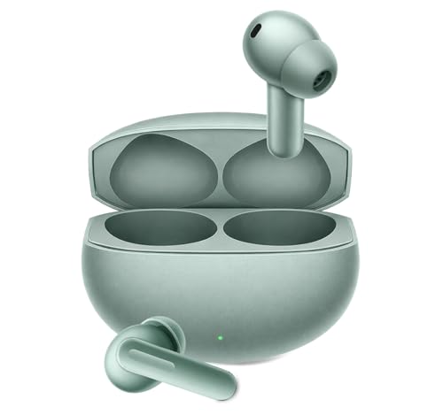 Image of Bluetooth Buds 4 for Oneplus with Dual Drivers & Dual DAC Audio, 50dB Active Noise Cancellation, Hi-Fi Sound Quality, Clear Voice Calls, Stable Low Latency Connection (Light Green)
