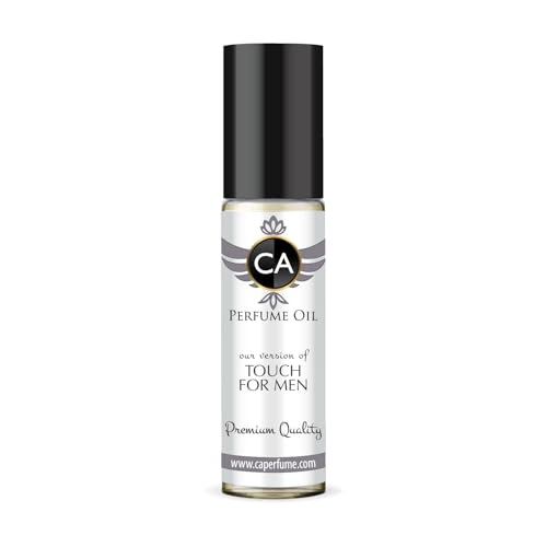 CA Perfume Impression of Touch For Men Eau De Parfum Woody Floral Musk Scent Long Lasting Cologne for Men Travel Size TSA Ready for Day and Night Wear 0.33 Fl Oz 10ml