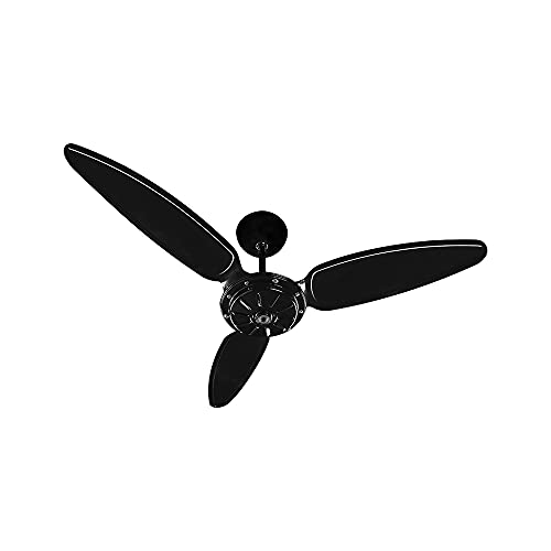 Ventisol Ventilador de Teto Comercial, Preto, 3 Pás, 220V