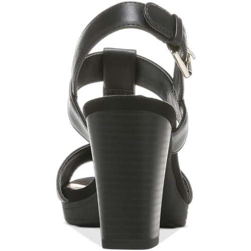 Giani Bernini Womens Paulette Faux Leather Block Heel Black 8.5 Medium (B,M)3