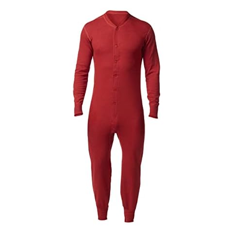 Stanfield's Men's Premium Cotton Long Sleeve Thermal Union Suit Cover