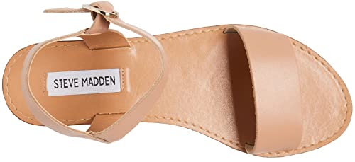 Steve Madden Women's Donddi Flat Sandal, Nude, 10 M Us #TOP5