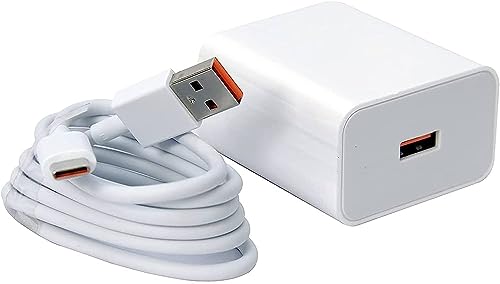 Image of Original 33 W USB to C-Type Super Fast Charger Adapter with Cable Set Charger Compatible with Xiaomi Redmi Poco F1 / M2 Pro / M3 Pro / M4 Pro / M2 / M3 / X3 / X2 / Mi 11 (Adapter & Cable)