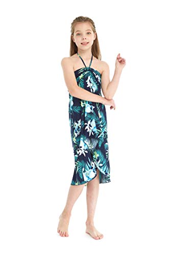 Image of Family Matching Hawaiian Clothes, Orchid Breeze Navy | Lightweight 100% rayon • Family matching outfits • Beach vacations • Luaus • Cruises • Family photos
