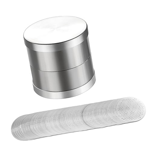 Herramienta compacta de joyería de acero inoxidable con capacidad de tamizado de diamantes de alta precisión para gemólogos y artesanos, herramienta portátil de medición de piedras preciosas