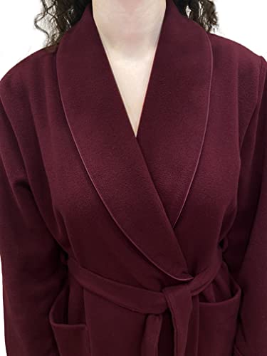 Women's Dressing Gown in Wool and Cashmere model Classic Shawl art. Vittoria3