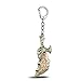 guodong Gioco Portachiavi God of War Olympus Kratos Portachiavi in ​​Metallo Blades of Chaos Regalo per Bambini Chaveiro Portachiavi Gioielli