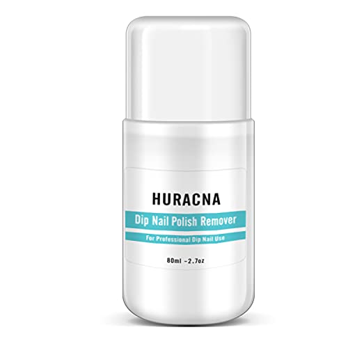 HURACNA Acetone Nail Polish Remover For Dip Nails Dip Nail Polish Remover Dip Polish Remover Kit For Nails Nail Polish Remover Dip And Twist Powder Dip Nail Polish Remover clear 2.7 Ounce (Pack of 1)