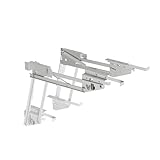 Maclean Ausziehbarer Küchenlift 5-20 kg | Einbau-Küchenregal 820x168x106 mm | Höhenverstellbares Schrankregal | Ergonomischer Schrankauszug für Küchenmaschinen, Mikrowelle & Mixer