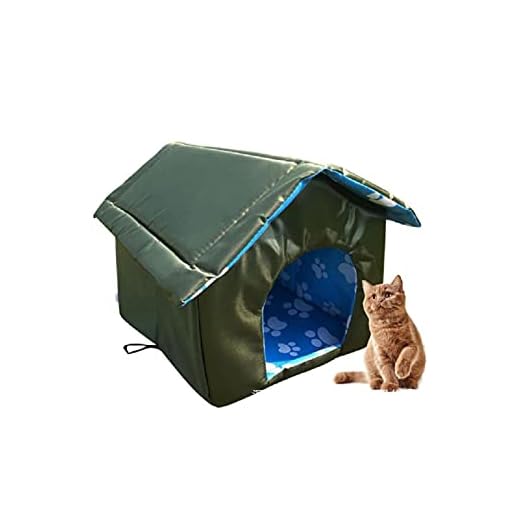 Niche pour Chat Exterieur isolée Hiver, Chenil pour Chien Exterieur, Chauffante pour Chien Isolée Grotte Abri Chat Exterieur Petit Abri Chat Exterieur Hiver Etanche pour Chats et Chiens Errants (C)